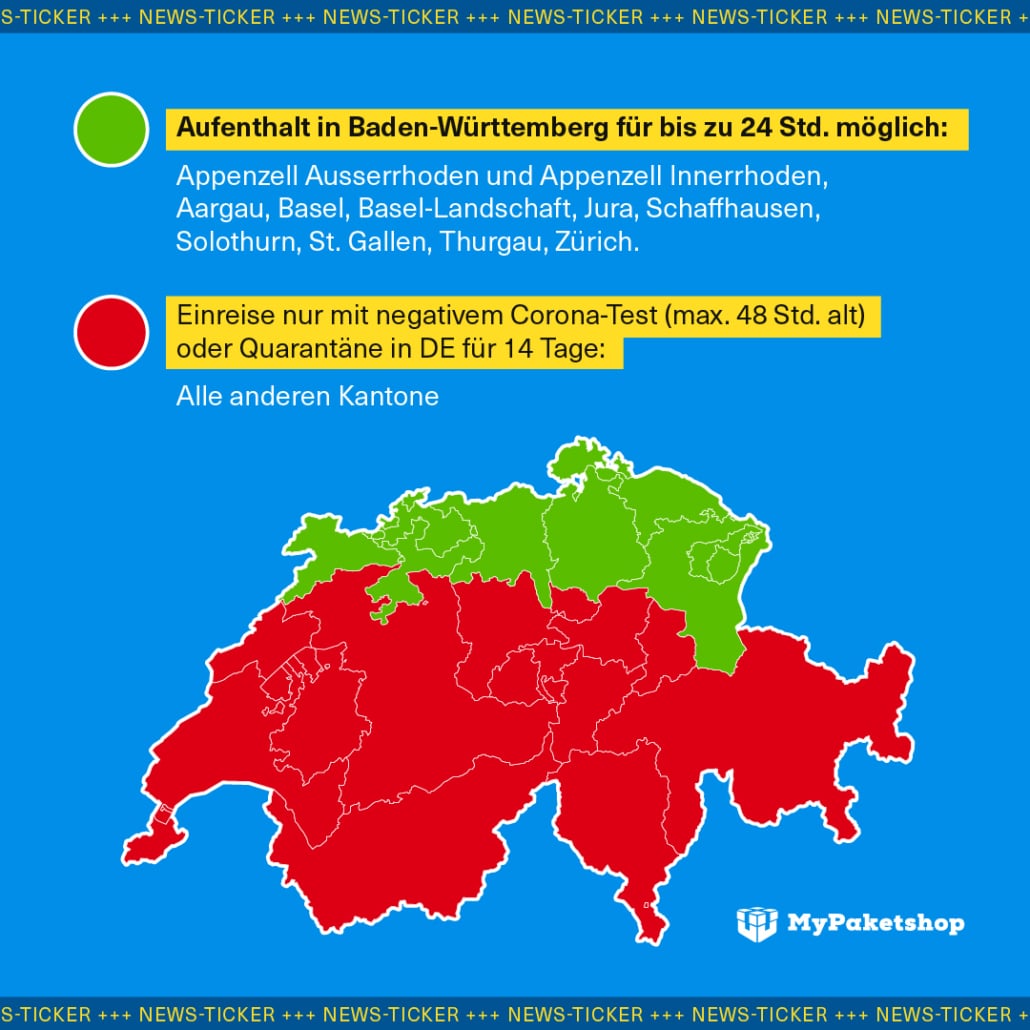 Corona-Risikogebiete Schweiz