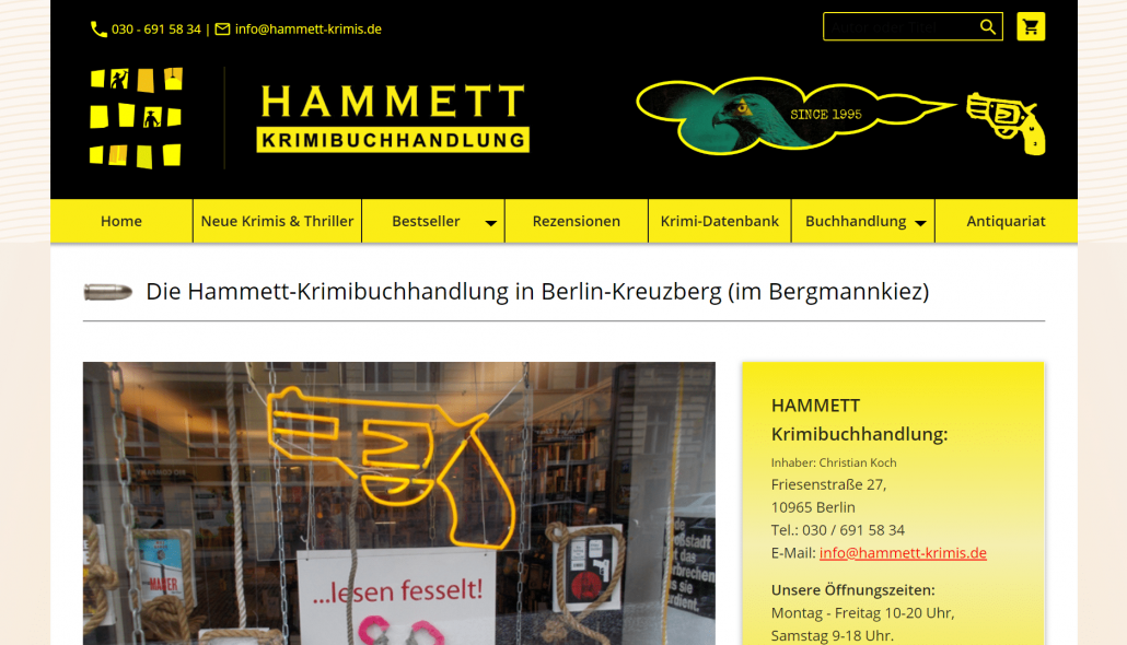 Hammett Krimibuchhandlung