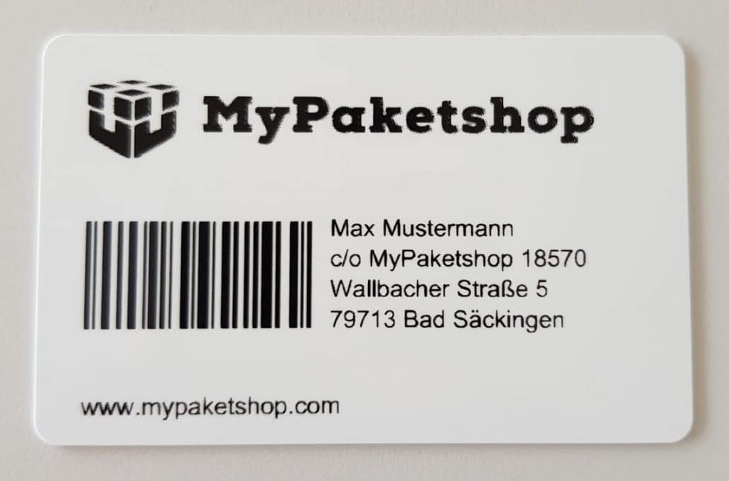 Die neue Kundenkarte von MyPaketshop