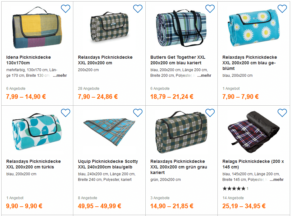 Screenshot_2019-06-20 Picknickdecke Preisvergleich Günstig bei idealo kaufen » MyPaketshop