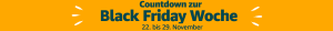 Banner der Black Friday Woche auf Amazon
