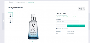 „Vichy Mineral 89 Elixier“ (50 ml) bei Xtrapharm.ch