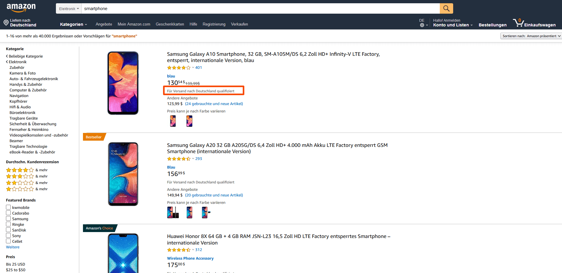 Bei Amazon Com Bestellen Shopping Ratgeber Fur Schweizer