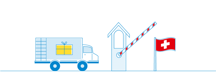 Granzverkehr am Zoll - grafische Darstellung