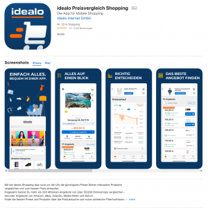 idealo-App im Appstore